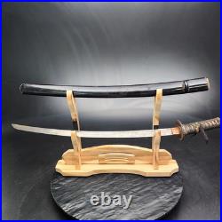 Antique Japanese Wakizashi Ornate Iron Tsuba Samurai Sword Antique Japanese Wakizashi Ornate Iron Tsuba Samurai Sword