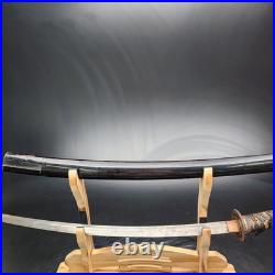 Antique Japanese Wakizashi Ornate Iron Tsuba Samurai Sword Antique Japanese Wakizashi Ornate Iron Tsuba Samurai Sword