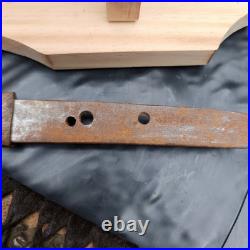Antique Japanese Wakizashi Ornate Iron Tsuba Samurai Sword Antique Japanese Wakizashi Ornate Iron Tsuba Samurai Sword
