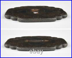 Antique Rare Tsuba Japanese Edo Era Gold Inlay Cloud Design Sword katana Japan Antique Rare Tsuba Japanese Edo Era Gold Inlay Cloud Design Sword katana Japan