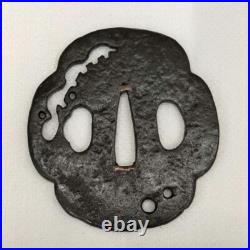 Antique Wild Geese OpenWork Signed Tsuba Japanese Samurai SwordKatana from Japan Antique Wild Geese OpenWork Signed Tsuba Japanese Samurai SwordKatana from Japan