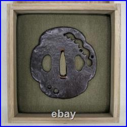 Antique Wild Geese OpenWork Signed Tsuba Japanese Samurai SwordKatana from Japan Antique Wild Geese OpenWork Signed Tsuba Japanese Samurai SwordKatana from Japan
