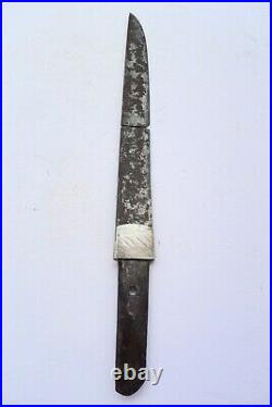 Antique japanese broken tanto with habaki tsuba armor katana