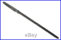 Antique japanese edo yari (spear) koshirae katana sword tsuba armor
