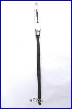 Antique japanese yari (spear) koshirae katana sword tsuba armor
