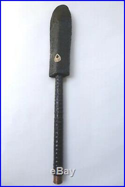 Antique japanese yari (spear)with koshirae katana sword tsuba armor
