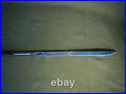 Edo Period Chipped Tip Spear, with a scabbard and handle Japanese Samurai Sword