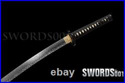 Hand Forged Clay Tempered Japanese Sword Samurai Katana T10 Steel Iron Tsuba