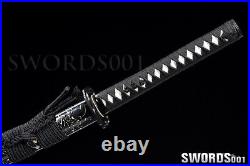 Hand polished Sharp folded steel blade Japanese Samurai Katana Sword Iron Tsuba