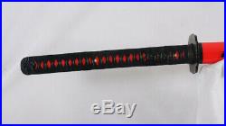 Hinoken (Fire Sword) Clay Tempered Katana T10 Steel Hazuya Polish Iron Tsuba