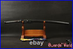 Iron Tsuba Japanese Katana Sword Electroplating Clay Tempered 1095 Carbon Steel