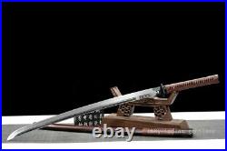 Iron Tsuba Nine Spirits Knife Japan Samurai Sword Katana High Speed Steel Sharp