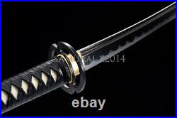 Iron musashi tsuba Japanese samurai sword katana 1095 carbon steel sharp blade