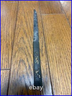 Japan Antique Kozuka Blead Sword Katana Koshirae Tsuba Samurai