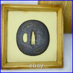 Japan Antique Samurai Katana Tsuba Edo Period Japanese Sword Metalwork Art