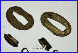 Japanese Antique Tsuba of Katana Samurai Sword Guard Iron Rare Design 69-A15