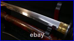 Japanese Edo Wakizashi Sword Signed Hishuju Nobuyoshi Full Temper Shogun