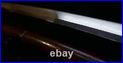 Japanese Edo Wakizashi Sword Signed Hishuju Nobuyoshi Full Temper Shogun