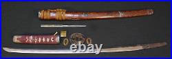 Japanese Edo Wakizashi Sword Signed Hishuju Nobuyoshi Full Temper Shogun