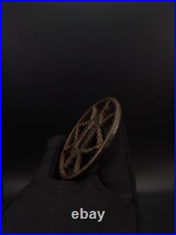 Japanese Sword Ritual Implements Tsuba for Katana, Edo period antique, A204 Japanese Sword Ritual Implements Tsuba for Katana, Edo period antique, A204