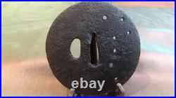 Japanese Sword tsuba Iron Tsuba Big Dipper Sword Equipment Arms Koshirae Japanes Japanese Sword tsuba Iron Tsuba Big Dipper Sword Equipment Arms Koshirae Japanes