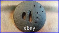 Japanese Sword tsuba Iron Tsuba Big Dipper Sword Equipment Arms Koshirae Japanes Japanese Sword tsuba Iron Tsuba Big Dipper Sword Equipment Arms Koshirae Japanes