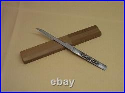 Japanese sword? Kozuka knife? Dragon design? Letter opener? With wooden case