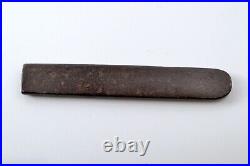 Kozuka Japanese antique iron Mumei shrimp design Edo era