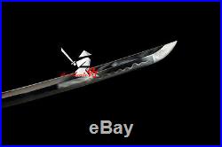 New Sale Clay Tempered Full Tang Blade Japanese Nodachi Katana Sword Iron Tsuba
