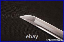 T10 Carbon Steel Japanese Samurai Katana Sword Shiny Sharp Blade Iron tsuba