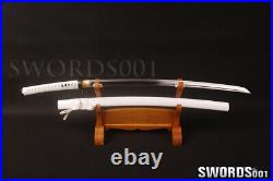 T10 Carbon Steel Japanese Samurai Katana Sword Shiny Sharp Blade iron tsuba