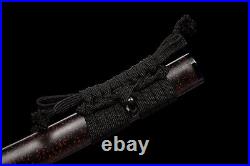T10 Steel Clay Tempered with Hamon Handmade Katana Sword Cherry Blossom Tsuba Re T10 Steel Clay Tempered with Hamon Handmade Katana Sword Cherry Blossom Tsuba Re