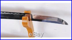 Tanto Japanese Short Sword 1095 High Carbon Steel Clay Tempered Iron Tsuba
