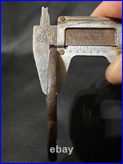 Tsuba Japanese antique iron Mumei GrasHopper design Edo japanese sword guard 3