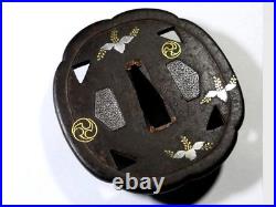 Tsuba Japanese antique sword NBTHK Umetada Kazumasuke Samurai Katana Japan Tsuba Japanese antique sword NBTHK Umetada Kazumasuke Samurai Katana Japan