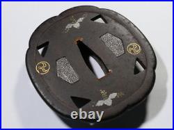 Tsuba Japanese antique sword NBTHK Umetada Kazumasuke Samurai Katana Japan Tsuba Japanese antique sword NBTHK Umetada Kazumasuke Samurai Katana Japan